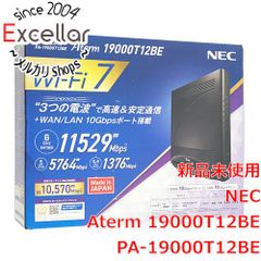 NEC Aterm 19000T12BE Wi-Fi 7 ルーター NEC、10ギガビットWAN/LANやトライバンドに対応したWi-Fi 7ルーター