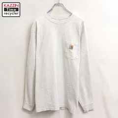 00s Carhartt ポケット付き 長袖Ｔシャツ メンズ 表記Mサイズ