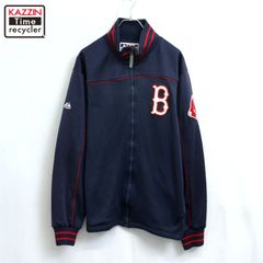 Majestic MLB レッドソックス 刺繍 ナイロンジャケット スタジャン