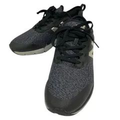 ニューバランス NEW BALANCE スニーカー ウォーキングシューズ MW955BK2 ローカット レースアップ ロゴ 布製 メッシュ 28.0cm 黒 ブラック シルバー 銀