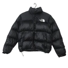 THE NORTH FACE ザ・ノースフェイス ダウンジャケット ヌプシ 700フィル ダウン ジップアップブルゾン アウター ブラック S レディース 【中古】