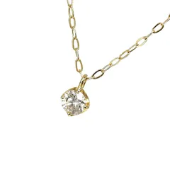 EAU DOUCE 4℃ オデュース ヨンドシー デザイン ダイヤ ネックレス K18PG 750 ピンクゴールド ダイヤモンド 36cm アジャスター付 首飾り 0.8g アクセサリー レディース 送料無料 241100106622 ★のサムネイル
