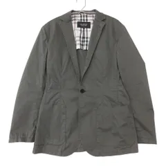 BURBERRY BLACK LABEL バーバリーブラックレーベル テーラードジャケット ノバチェック 裏地 １ボタン グレー S メンズ 【中古】