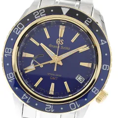 セイコー SEIKO SBGE248 グランドセイコー マスターショップ限定モデル K18YGベゼル GMT スプリングドライブ メンズ 良品 _893994