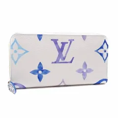 ルイ・ヴィトン(Louis Vuitton) ルイ・ヴィトン ラウンド 長財布 ジッピー・ウォレット レディース M82384 ブルー グレインレザー LVバイザプールコレクション