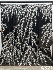 振袖 豪華 総絞り 紋意匠 末広 身丈168cm 躾糸付き MO2323 - メルカリ