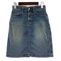 SOMETHING サムシング デニムスカート sizeS/ブルー