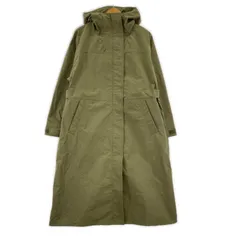 coen コーエン SIERRATEX フーデッド ロング ナイロンコート sizeMEDIUM/オリーブのサムネイル