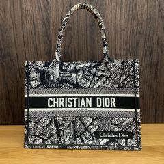 ま*ー様 Christian Dior12星座柄トートバッグミッツァ付きラージブ