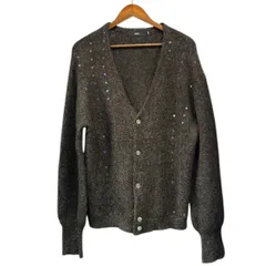 Vaporize ヴェイパライズ 22AW Spancole Cardigan スパンコールカーディガン M ブラウン 15364のサムネイル