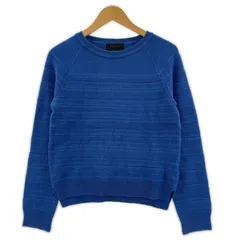 UNTITLED アンタイトル ボーダーニット size2/ブルー系