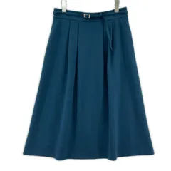 Reflect リフレクト ベルト付き Aラインスカート size13/ブルー系のサムネイル