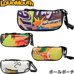 LOUDMOUTH ラウドマウス LM-BC0007 ボールポーチ　ボール3個収納 ボールケース【ネコポス】のサムネイル