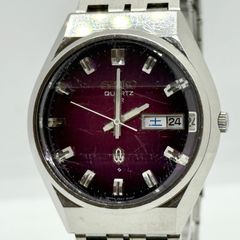 パープルチェンジ】SEIKO ヴィンテージ LM ヴァイオレットダイヤル