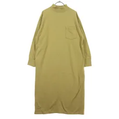 Goodwear グッドウェア アメリカ製 長袖 ロングワンピース M ベージュ レディース 古着のサムネイル