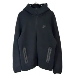 NIKE ナイキ テックフリース フルジップ スウェットパーカー スポーツ ブラック(メンズ L)中古 古着 X8405