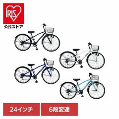 【公式】マウンテンバイク 子供用自転車 ジュニアマウンテン シマノ製 【完成品お届け】自転車 シティサイクル 24インチ 6段変速 CRB246 アイトン (代引不可) (TD)のサムネイル