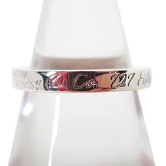 ティファニー/925/ノーツ/ナロー/リング/9号/j181-1