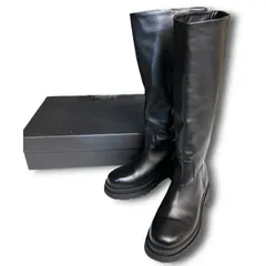箱付き Deuxieme Classe ドゥーズィエムクラス MARITAN ロングブーツ 厚底ブーツ レザー 173201 イタリア製 黒 ブラック 37 レディース 秋 冬 ゴーゴー古着久喜倉庫店 26 No.1663のサムネイル