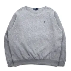 Polo by Ralph Lauren 90年代 クルーネック スウェット XL グレー スモールポニー刺繍