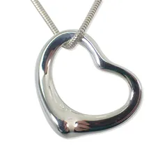 TIFFANY/ティファニー/925/オープンハート/スネークチェーン/ペンダント/ネックレス/j199-9