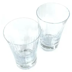 バカラ Baccarat ミルニュイ ハイボール  タンブラー クリスタル クリア ペア 2客【中古】