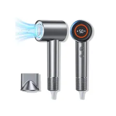 ドライヤー 大風量 速乾 【2026改良モデル】 3億個高濃度マイナスイオン 温冷風自動切替モード 美髪 ヘアケア ２段階風量ｘ４段階風温 ヘアドライヤー ブラシレスDCモーター採用 メモリ機能 温度過昇防止装置搭載 恒温 50DB 低騒音  a0d0dd4b