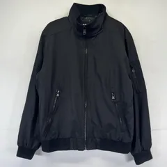 古着 カルバンクライン Calvin Klein ジャケット フルジップ ワンポイントロゴ キルティングライナー　中綿 M  ブラック系 メンズのサムネイル