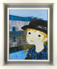小阪正次『水差しとほうずき』油彩画【真作保証】 絵画 - メルカリ