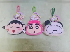 クレヨンしんちゃん キャラクター 顔 キーホルダー コインケース および イヤホンケース