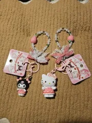 サンリオ キャラクター キーホルダー (ハローキティ/クロミ)