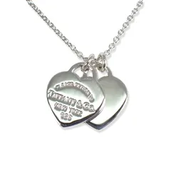 ティファニー 925/リターントゥ ダブルハートタグ ネックレス//j190-5