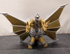 メカキングギドラ 1991 ビッグソフビ 旧ムービーモンスターシリーズ タグ付き バンダイ 東宝怪獣 ムービーモンスターシリーズ キングギドラ ソフビ