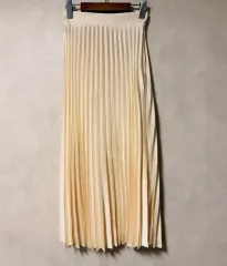 送料無料&送料込み#ほぼ新品#ウエスト後ろゴムロングプリーツスカート