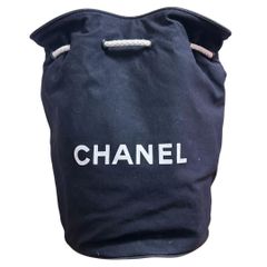 CHANEL シャネル ノベルティ 巾着 ショルダーバッグ プレシジョン 黒