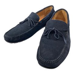 TOD'S スエード ドライビングシューズ ネイビー モカシン - メルカリ