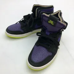 05w19489 ナイキ NIKE  WMNS AIR JORDAN 1 ZOOM AIR CMFT  ブラック/パープル  26.0cm US9 UK6.5 中国製 メンズ  スニーカー  CT0979-001  【中古品】
