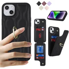 【数量限定】Cavor iPhone 13 iPhone 14 手帳型ケース 背面ポケット付き iPhone13 財布型 ケース iPhone 13手帳型ケースアイホン14 スマホケースカードポケット【上下開】iPhone13 携帯ケースiPhone14 ca