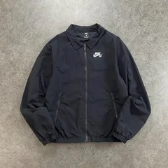 NIKE SB ナイキエスビー ナイロン コーチジャケット ブルゾン ジップアップ ロゴプリント ウィンドブレーカー ブラック 黒 CV4306-010