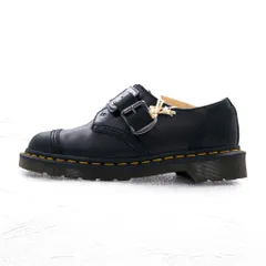 Dr.Martens ベルト ドレスシューズ 26cm ブラック スムースレザー QUYNN LOW BUCKLE LEATHER SHOES 25603001