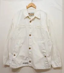 columbia (XL) ダック地 メンズ キャンバスジャケット コロンビア 白 K4-84