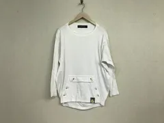 本物メルシーボークー, mercibeaucoup,コットン長袖ロンTシャツメンズサーフアメカジミリタリーワークスケーターストリートビジネススーツゴルフ白ホワイト1Sのサムネイル