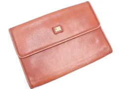 burberrys バーバリーズ レザー ヴィンテージ クラッチ バッグ ブラウン ■■ メンズ