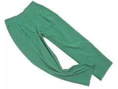 NATURAL BEAUTY BASIC ナチュラルビューティーベーシック タック パンツ sizeM/緑 ■◇ レディース