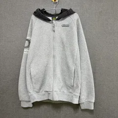 アイダー キッズ 150 フードジップアップ グレー BO816