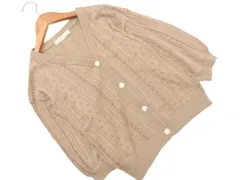 MAJESTIC LEGON マジェスティックレゴン カーディガン sizeM/茶 ■◇ レディース