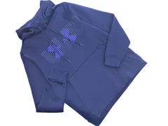 UNDER ARMOUR アンダーアーマー 裏起毛 ロゴ プルオーバー パーカー sizeSM/紺 ◇■ メンズ