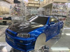 タミヤ R34 GT-R 塗装済完成ボディ メタリックパープル／ガンメタル