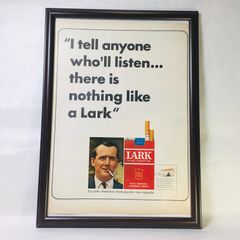 LARK高倉健 ポスター 額縁付き 広告 非売品 - メルカリ