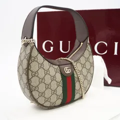★3日以内返品可★ 未使用 GUCCI グッチ オフィディア GGスプリーム スモール ショルダーバッグ 838463 2wayハンドバッグ ベージュ レッド グリーン コーティングキャンバス レザー レディース